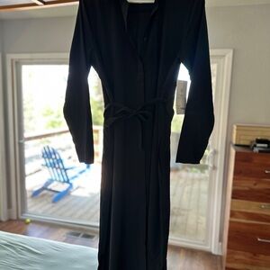NWT Athleta Black Long Sleeve Urbanite Dress